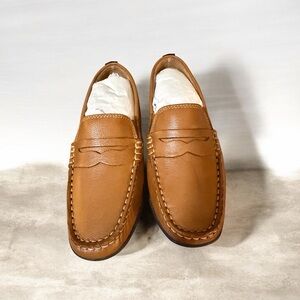 Stylish Tan Kids Moccasins